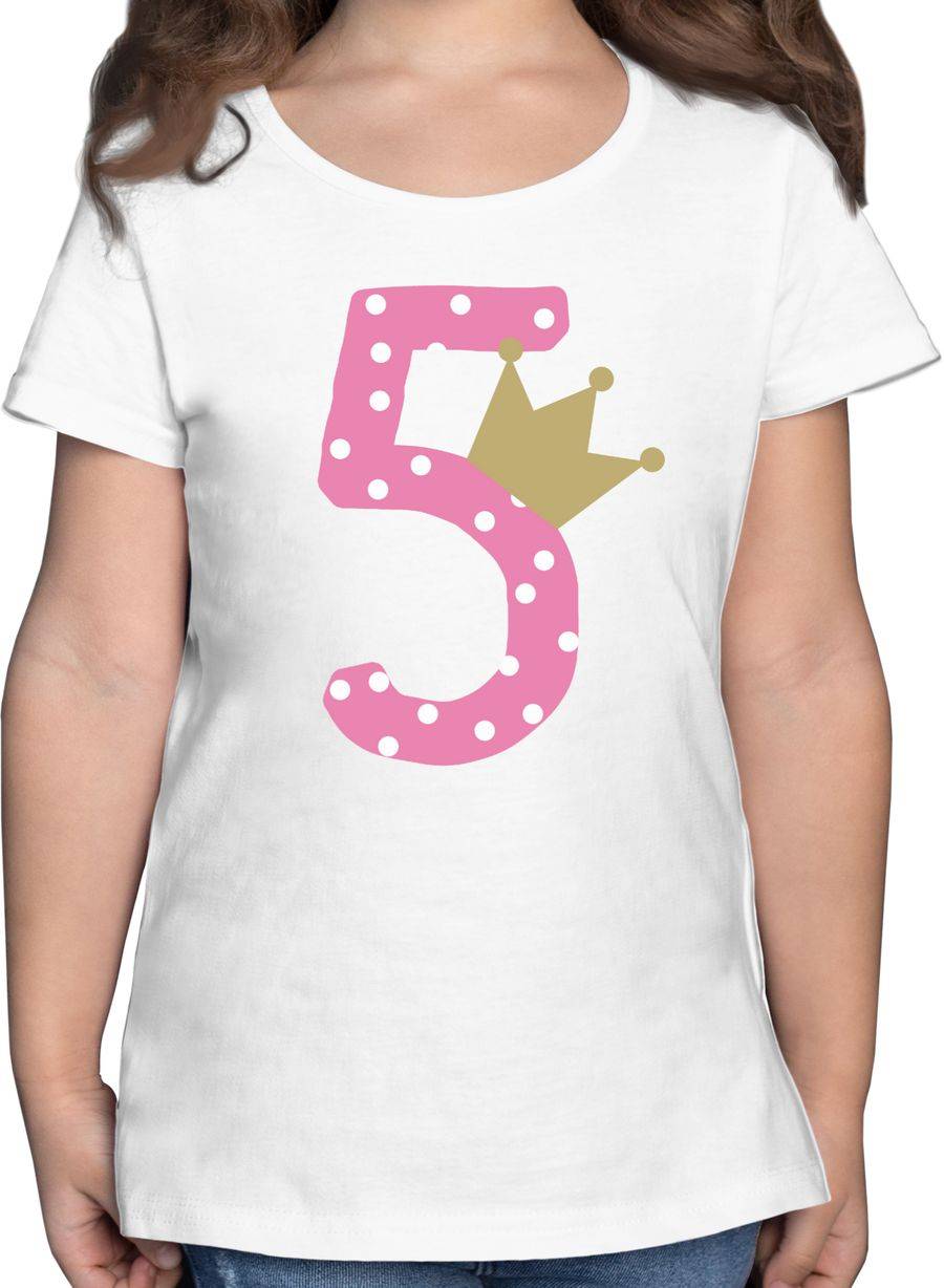 Shirtracer Fünf Krone Mädchen Fünfter: T-Shirt Gym Bag Shirtracer