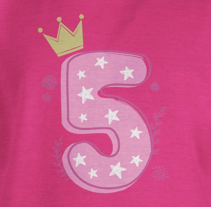 Shirtracer Fünfter Mädchen Krone Sterne: Tshirt Rucksack Shirtracer