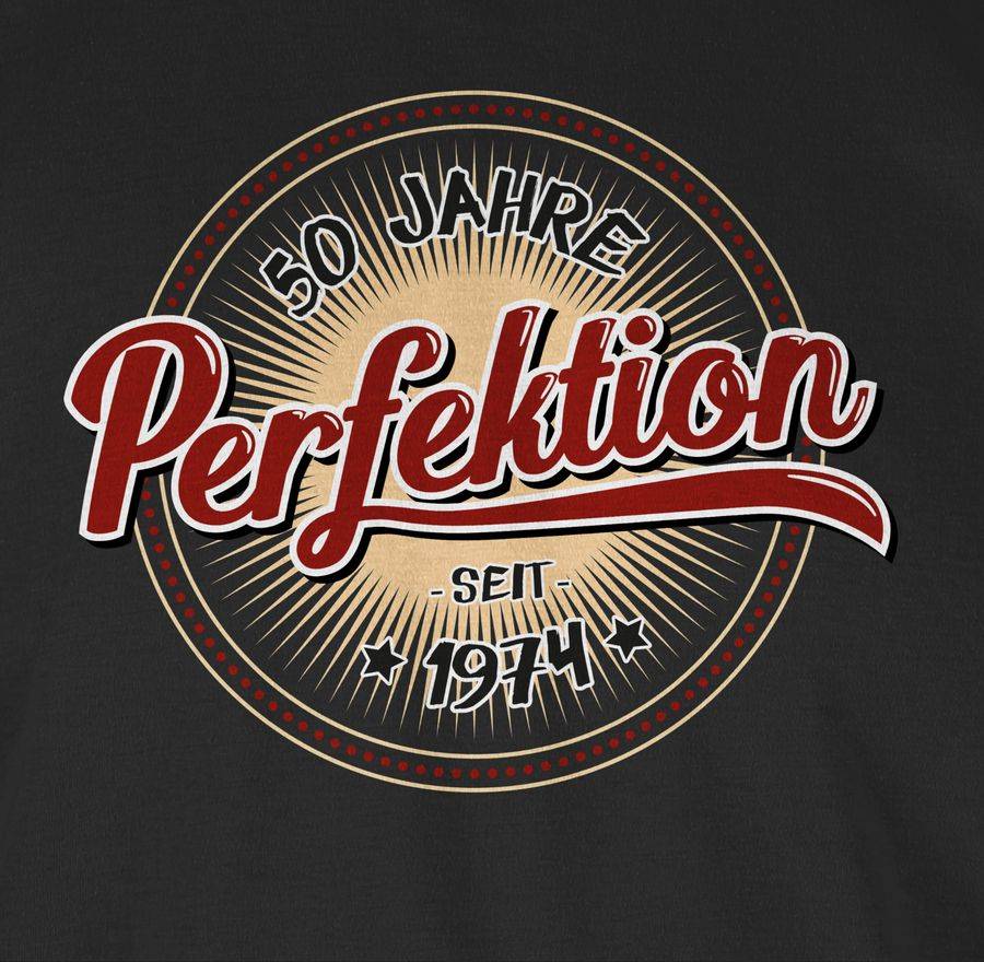 Shirtracer Fünfzig Jahre Perfektion 1974 I Shirts & Mehr Shirtracer