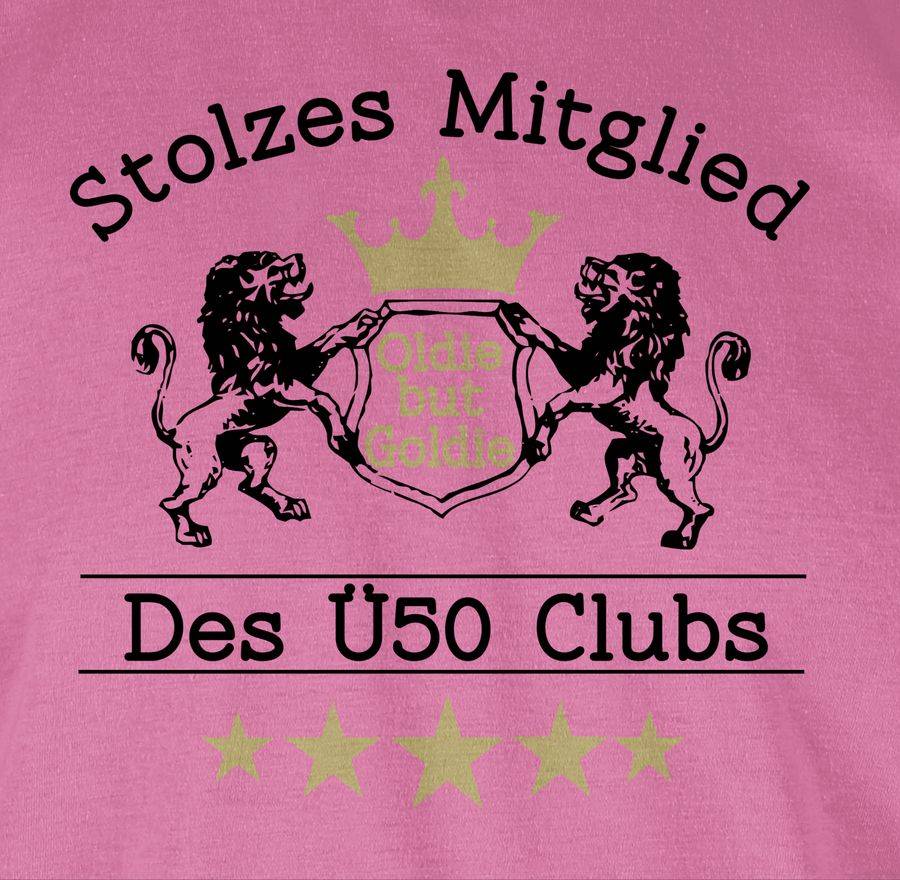 Shirtracer Fünfzig Stolzes Mitglied Des Ü50 Clubs: Tshirt Turnbeutel Shirtracer