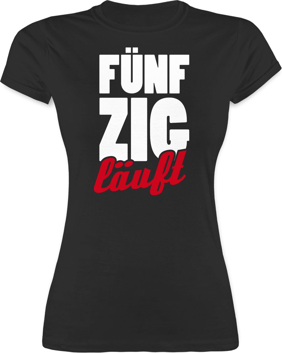 Shirtracer Fünfzigster Läuft: T-Shirt Turnbeutel Shirtracer