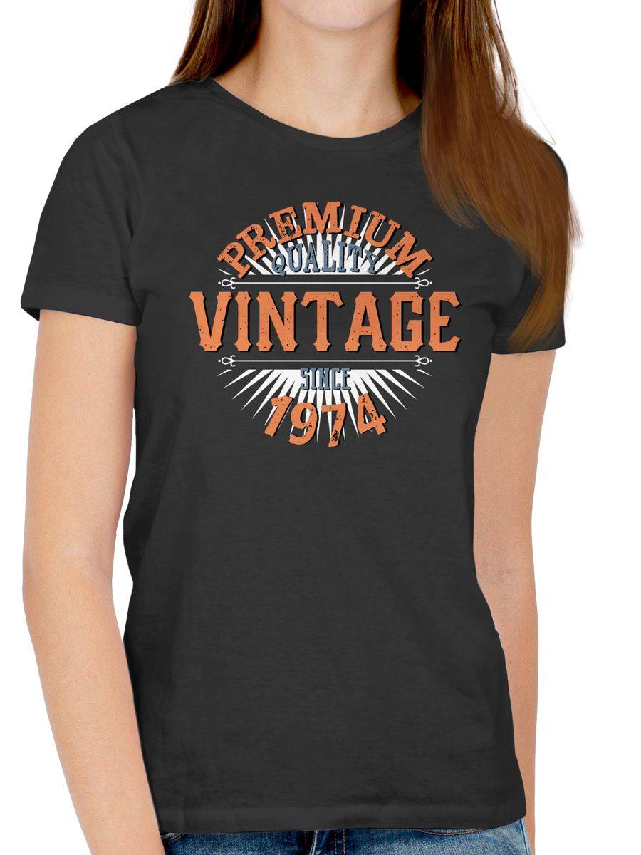 Shirtracer Fünfzigster Vintage 1974 Shirts & Mehr Shirtracer