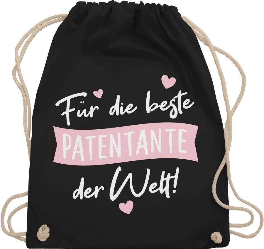 Shirtracer Für die beste Patentante der Welt! - weiß: Tshirt Gym Bag Shirtracer