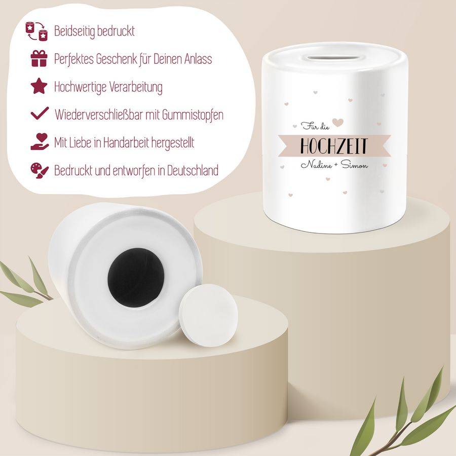 Shirtracer Für Die Hochzeit Brautpaar Name Hochzeitskasse Geldgeschenk Hochzeit Hochzeitssp Shirtracer