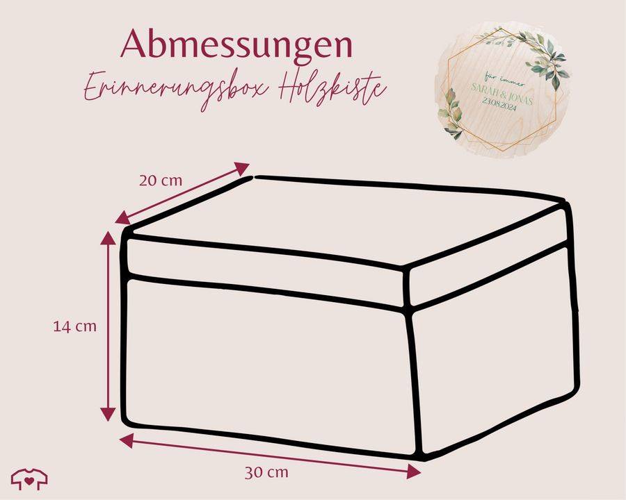 Shirtracer Für Immer Hochzeit Box Für Geldgeschenke Box Für Karten Hochzeit Erinnerun Shirtracer