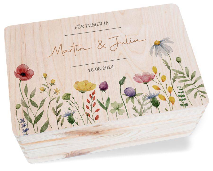 Shirtracer Für immer ja Liebesgeschenk Geldgeschenk Verpackung Hochzeit Geldbox Schat Shirtracer