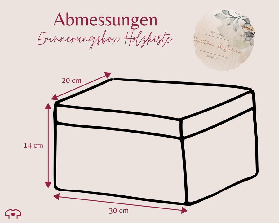 Shirtracer Für Immer Ja Liebesgeschenk Ich Liebe Dich Geschenk Holzkiste Geldgeschenk Shirtracer