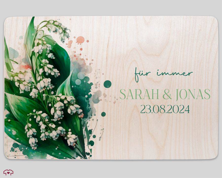 Shirtracer Für Immer Mit Name Und Datum Box Erinnerungsbox Hochzeit Aufbewahrungsbox Ho Shirtracer