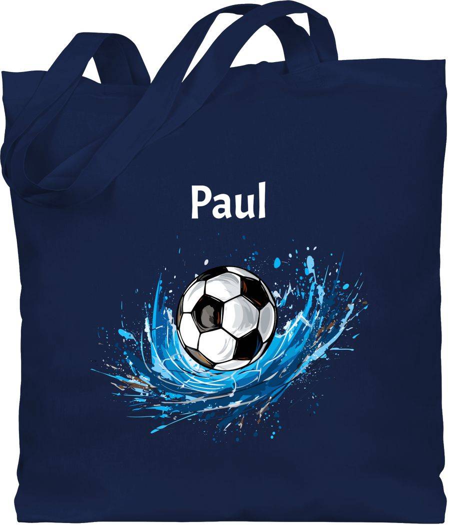 Shirtracer Fußball Fußballfan Fußballbegeistertes Fußballliebender Junge mit Name Shirts Shirtracer