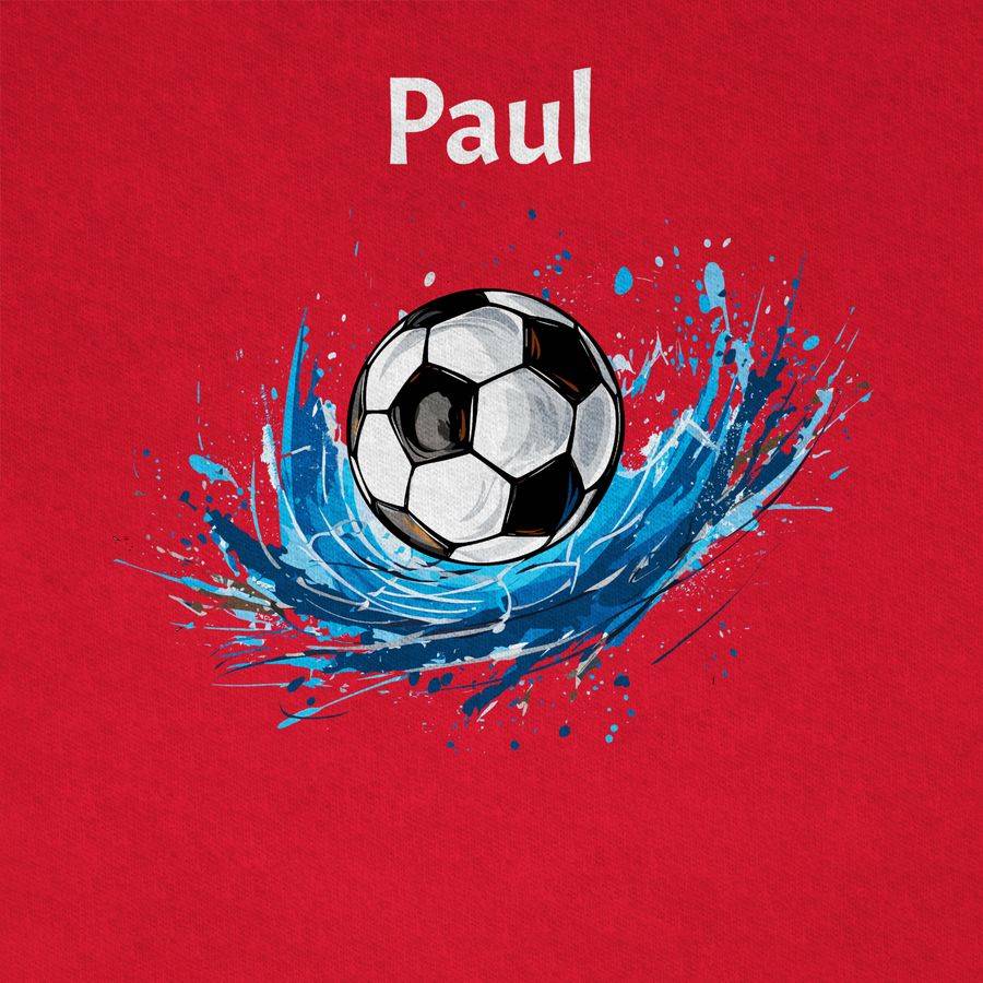 Shirtracer Fußball Fußballfan Fußballbegeistertes Fußballliebender Junge Mit Name Shirts Shirtracer