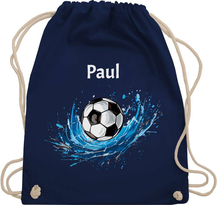 Shirtracer Fußball Fußballfan Fußballbegeistertes Fußballliebender Junge mit Name Shirts Shirtracer