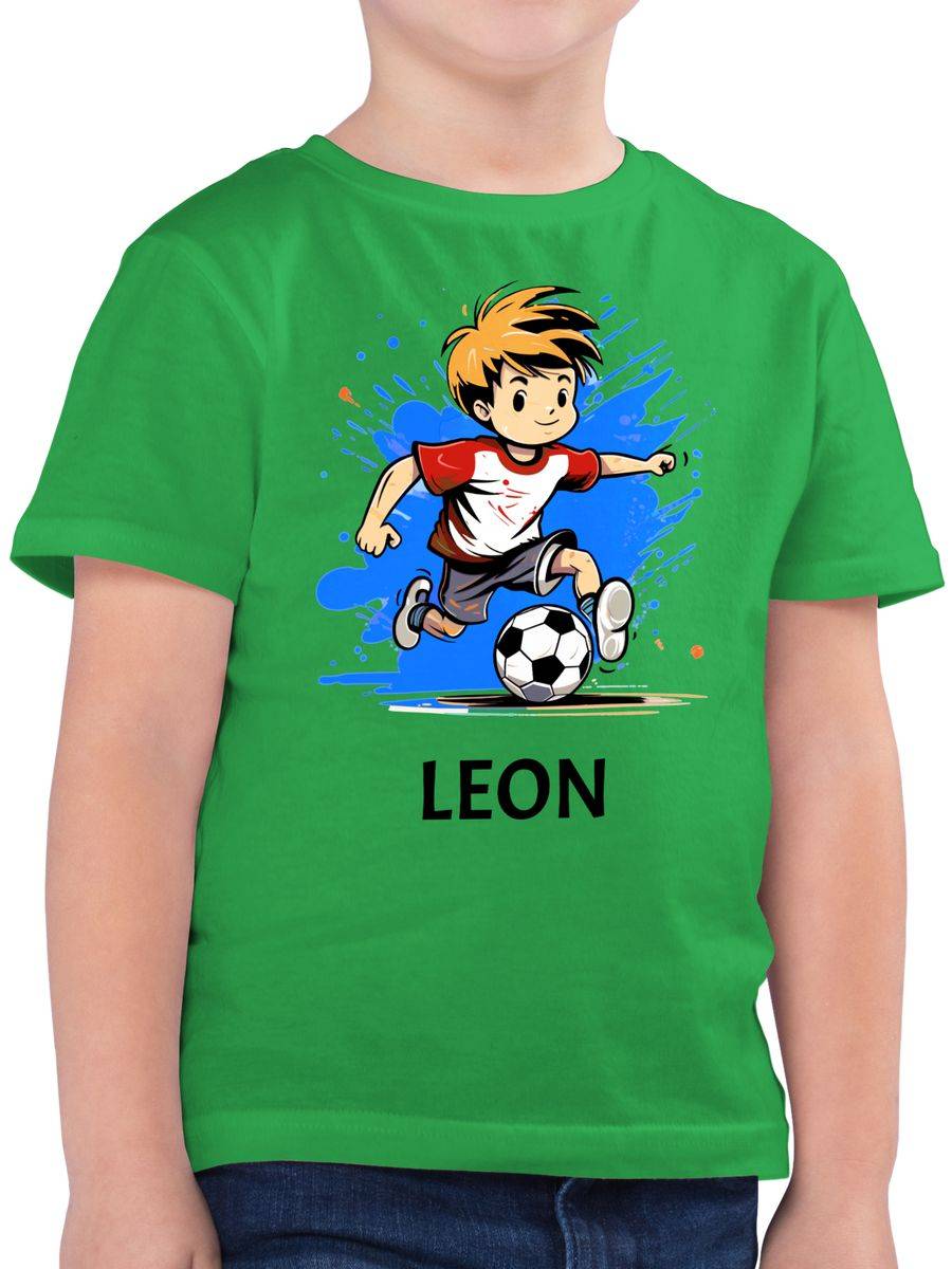 Shirtracer Fußball Junge Fußballer Geschenk Kinder Name Shirts & Mehr Shirtracer