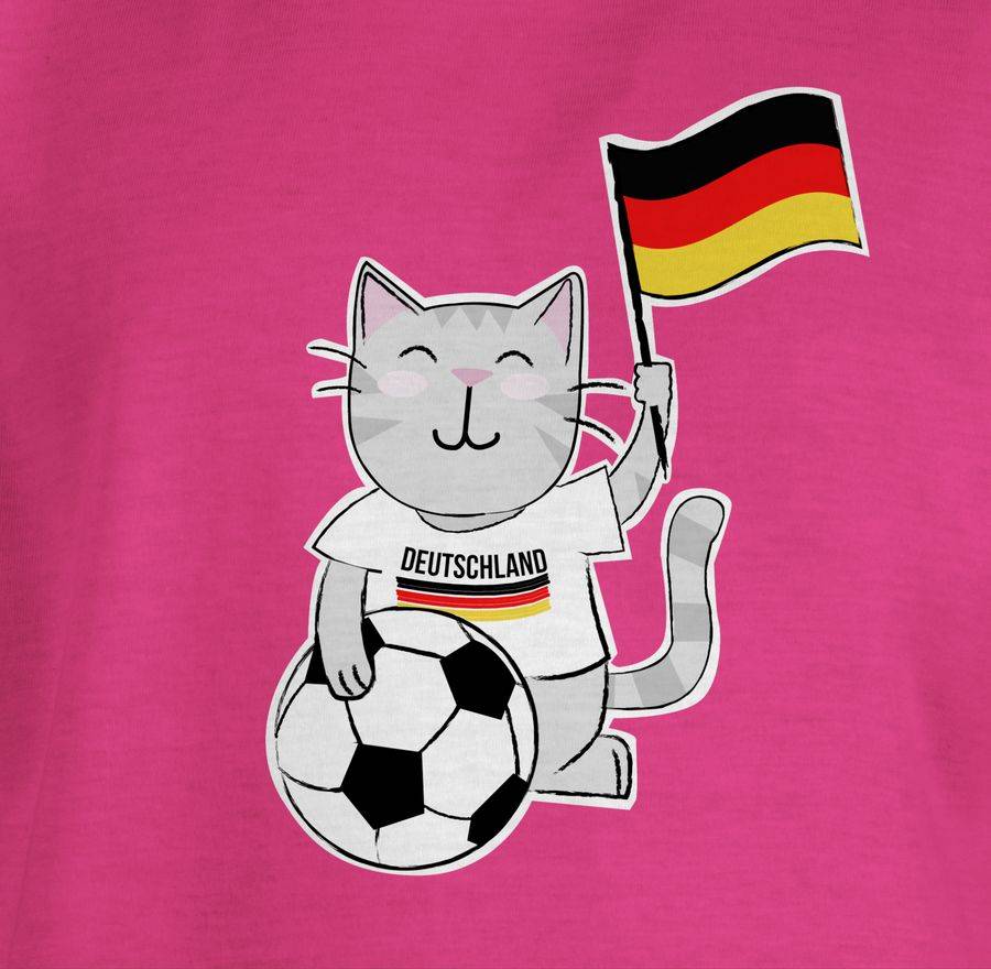 Shirtracer Fußball Katze Deutschland Shirts & Mehr Shirtracer
