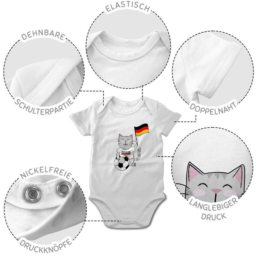 Shirtracer Fußball Katze Deutschland Shirts & Mehr Shirtracer