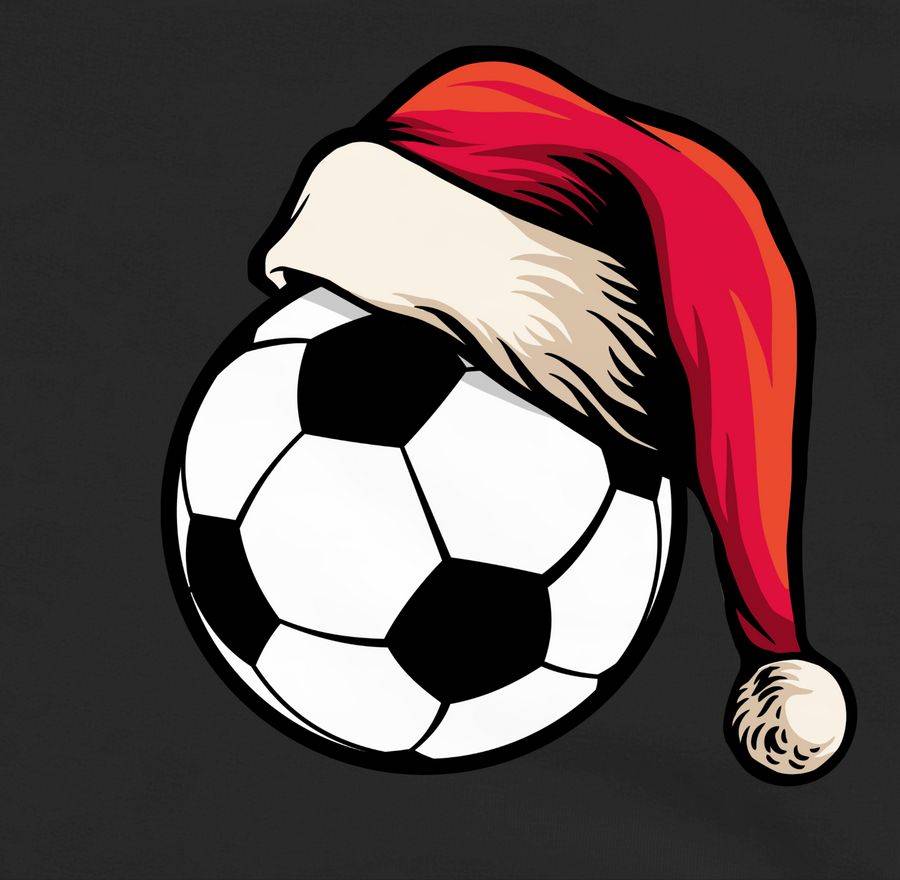 Shirtracer Fußball Mit Weihnachtsmütze Shirts & Mehr Shirtracer