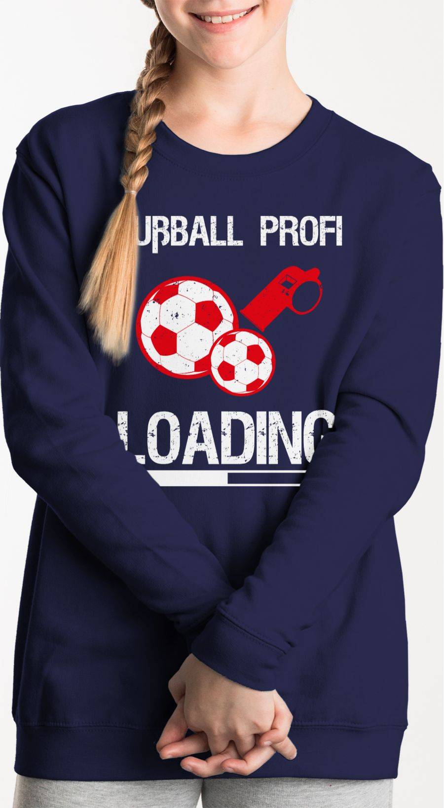 Shirtracer Fußball Profi Loading - Vintage: T-Shirt Turnbeutel Shirtracer
