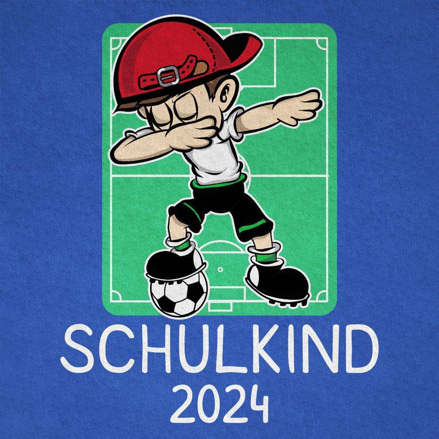 Shirtracer Fußball Schulkind 2024 - Weiß: Tshirt Gym Bag Shirtracer