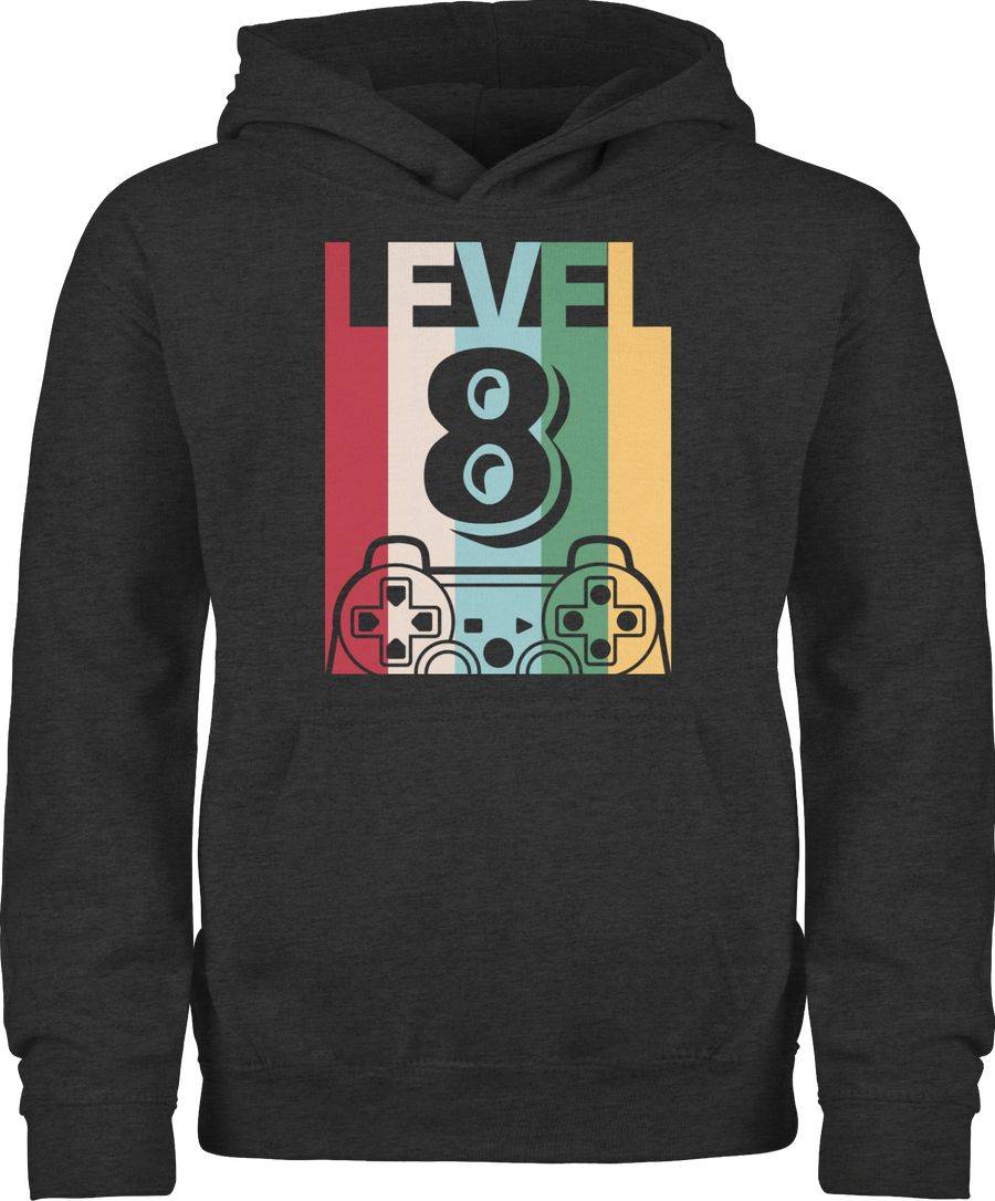 Shirtracer Gaming LEVEL Acht Shirts & Mehr Shirtracer