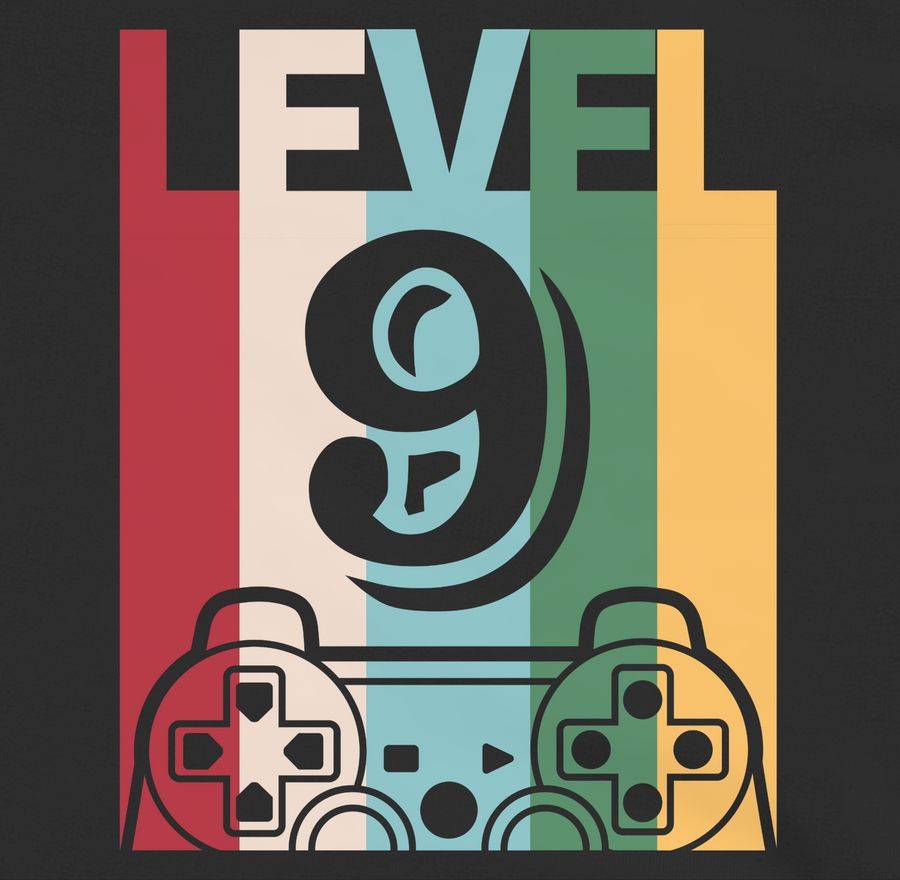 Shirtracer Gaming LEVEL Neun: Tshirt Rucksack Shirtracer