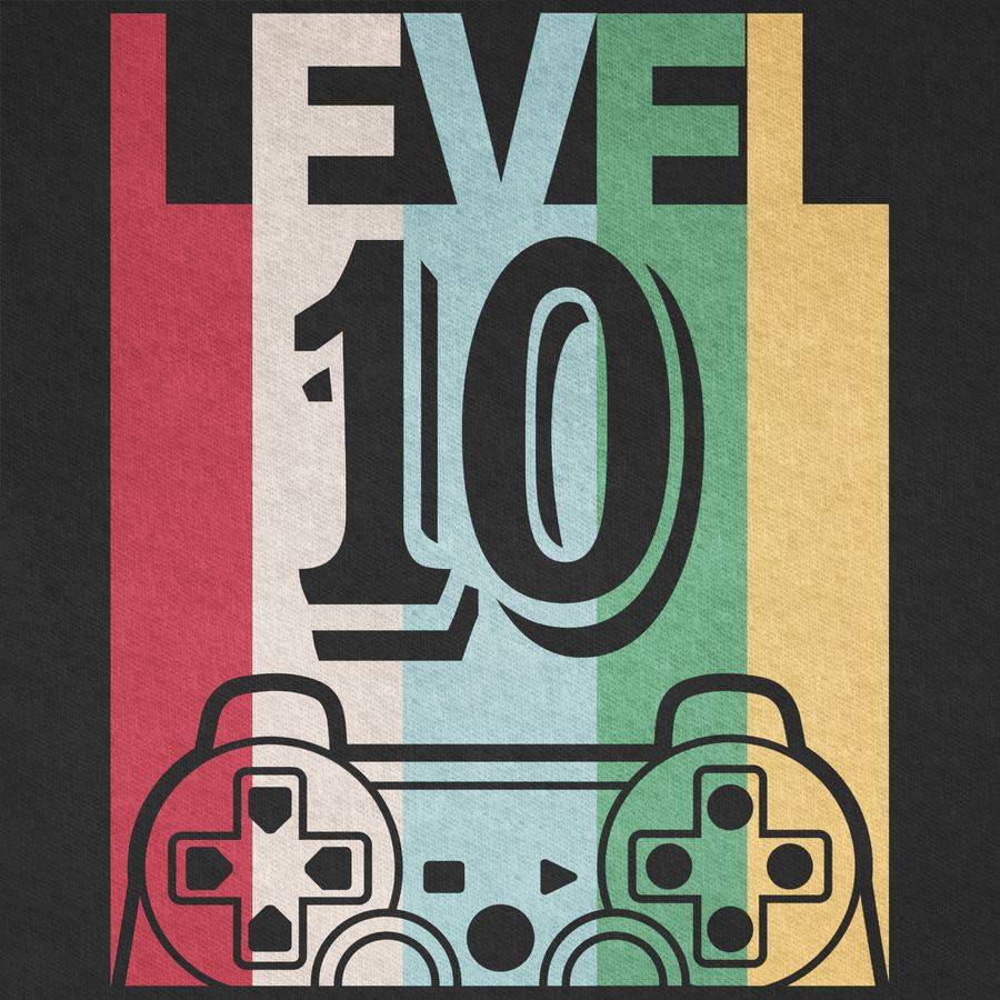 Shirtracer Gaming LEVEL Zehn Shirts & Mehr Shirtracer