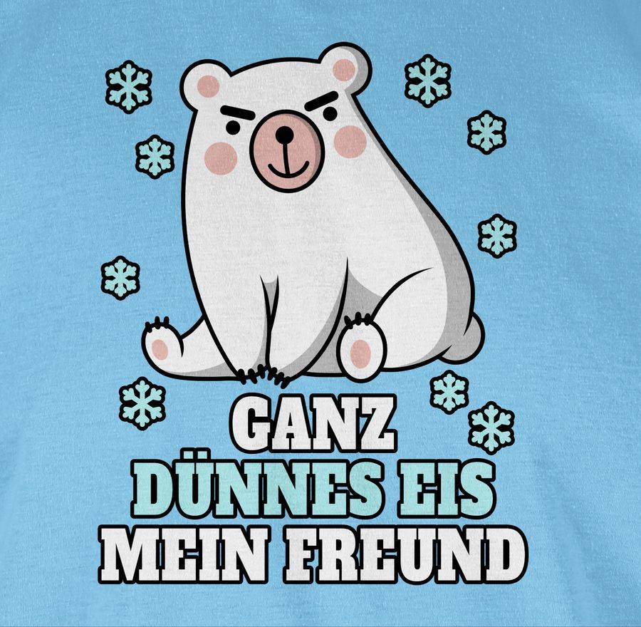 Shirtracer Ganz Dünnes Eis Mein Freund: Tshirt Gym Bag Shirtracer