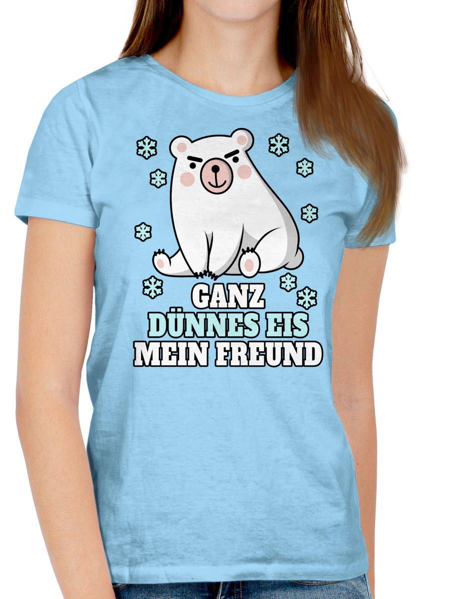 Shirtracer Ganz Dünnes Eis Mein Freund: Tshirt Gym Bag Shirtracer