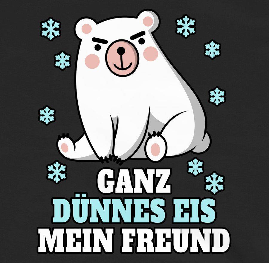 Shirtracer Ganz Dünnes Eis Mein Freund: Tshirt Gym Bag Shirtracer