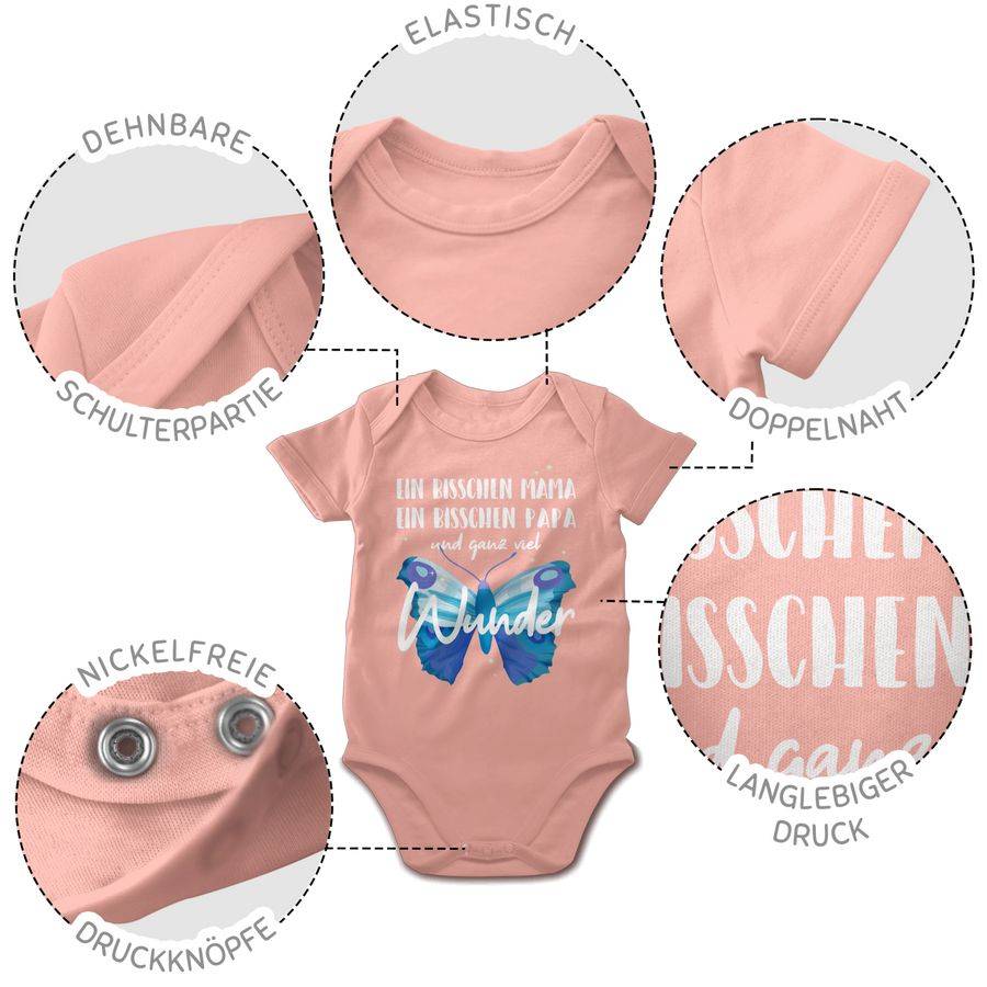 Shirtracer Ganz Viel Wunder - Weiß: Tshirt Turnbeutel Shirtracer