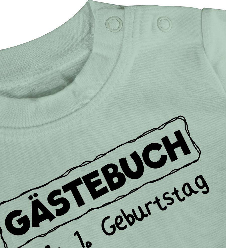Shirtracer Gästebuch Mein Erster Geburtstag Schwarz Shirts & Mehr Shirtracer