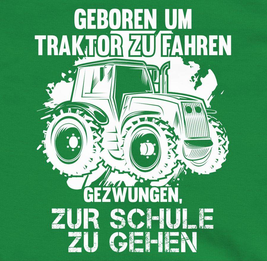 Shirtracer Geboren Um Traktor Zu Fahren: Tshirt Gym Bag Shirtracer