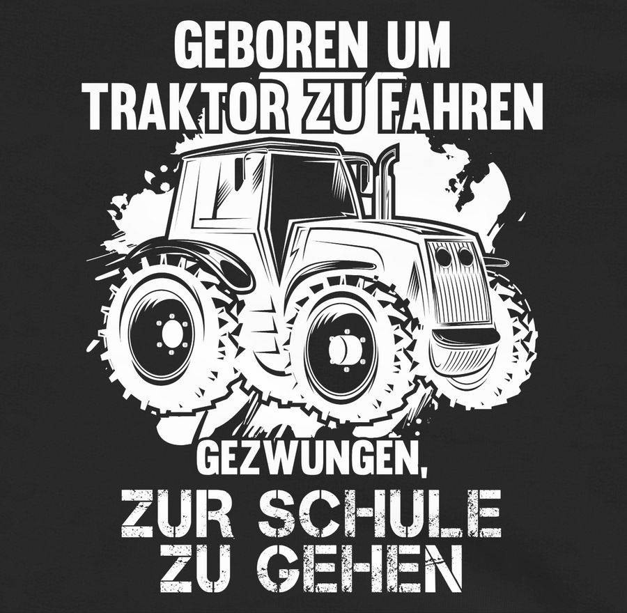 Shirtracer Geboren Um Traktor Zu Fahren: Tshirt Gym Bag Shirtracer