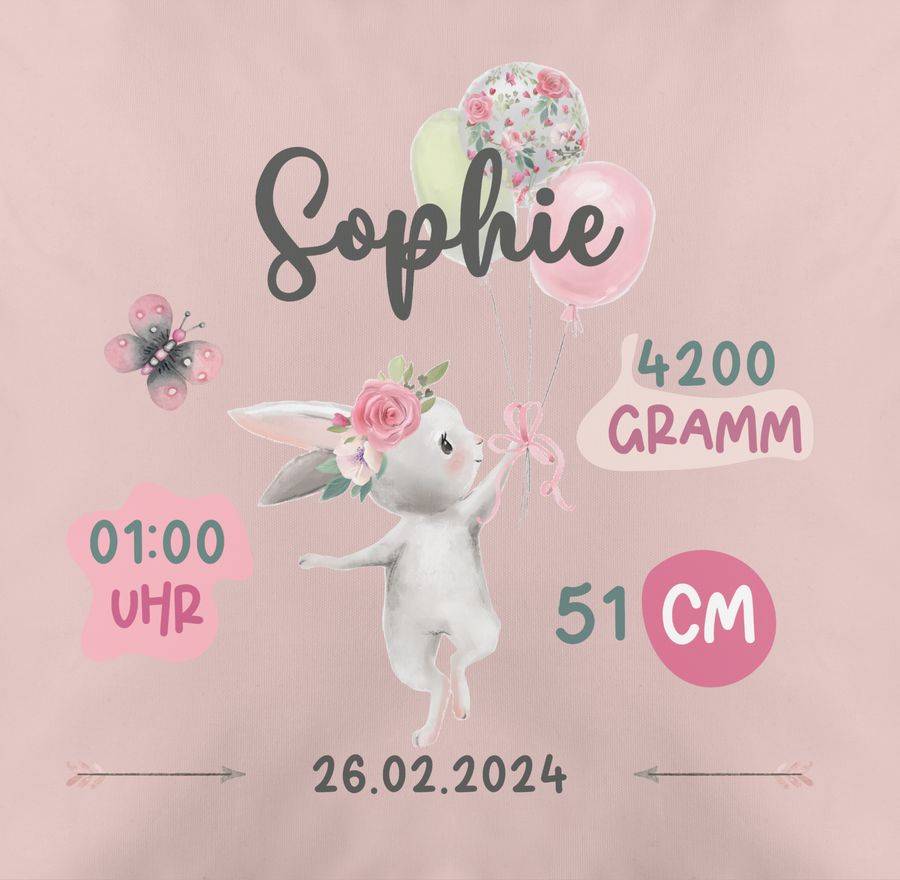 Shirtracer Geburtsgeschenk Maß Gewicht Geburt Shirts & Mehr Shirtracer