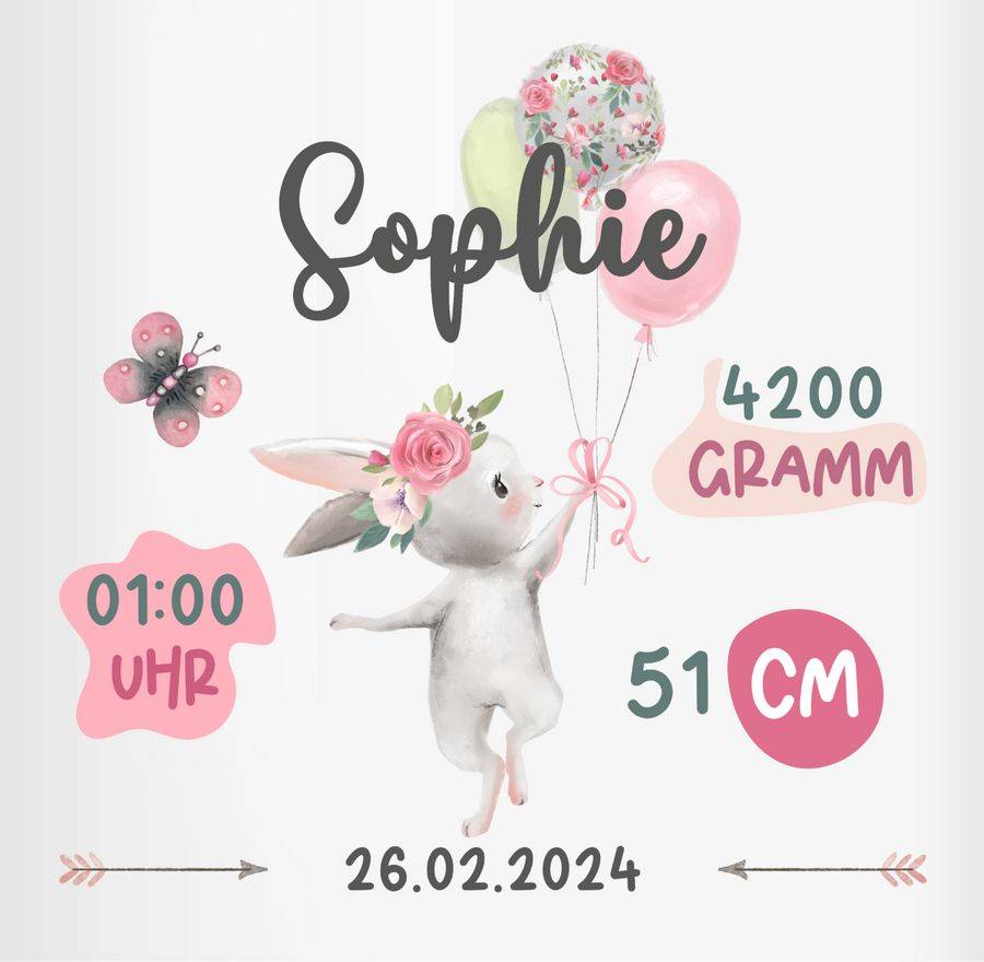 Shirtracer Geburtsgeschenk Maß Gewicht Geburt Shirts & Mehr Shirtracer