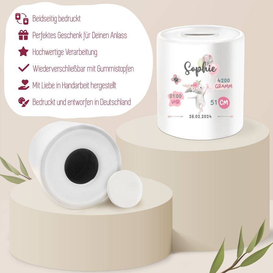 Shirtracer Geburtsgeschenk Maß Gewicht Geburt Shirts & Mehr Shirtracer