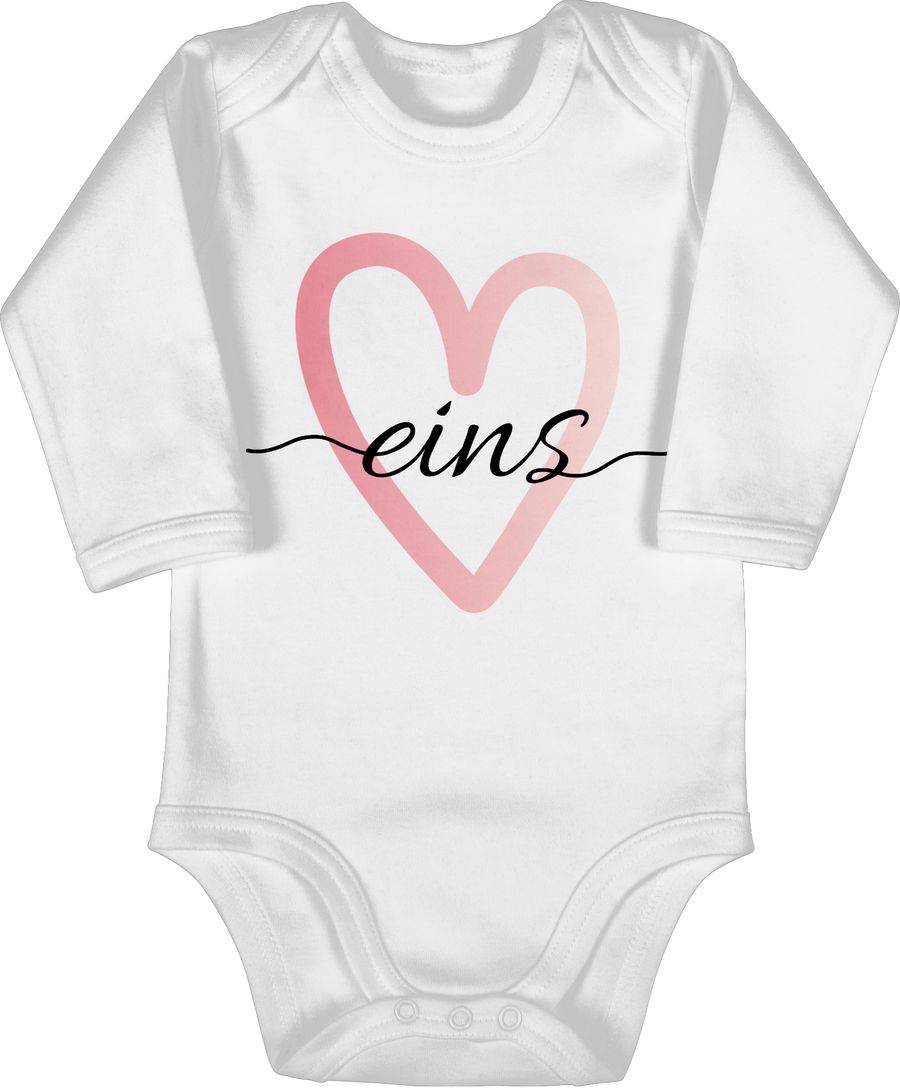 Shirtracer Geburtstagsherz eins - rosa Shirts & Mehr Shirtracer