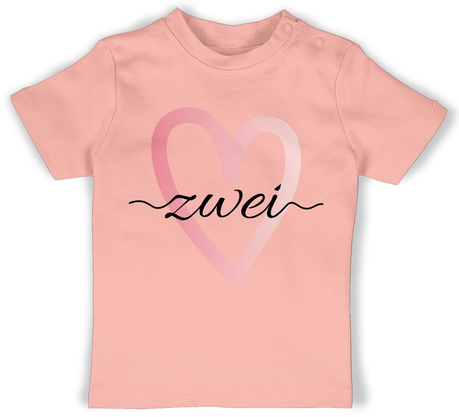 Shirtracer Geburtstagsherz zwei - rosa: Tshirt Rucksack Shirtracer