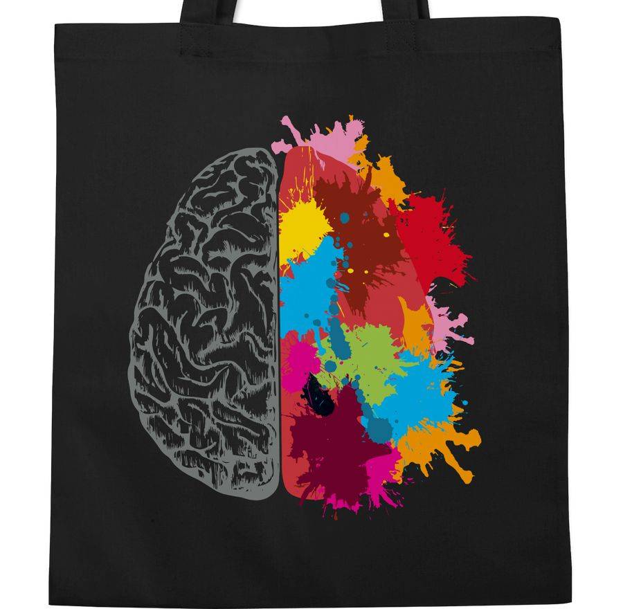 Shirtracer Gehirnhälften Grau & Bunt Shirts & Mehr Shirtracer