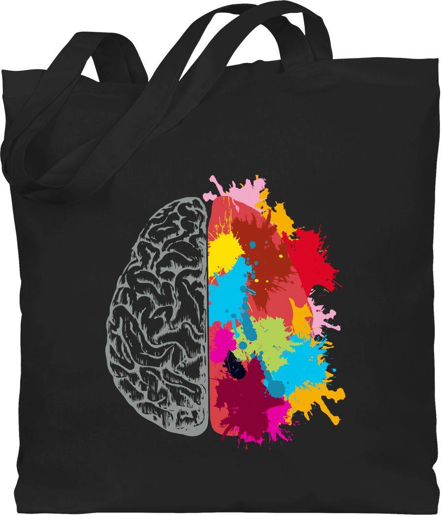 Shirtracer Gehirnhälften grau & bunt Shirts & Mehr Shirtracer