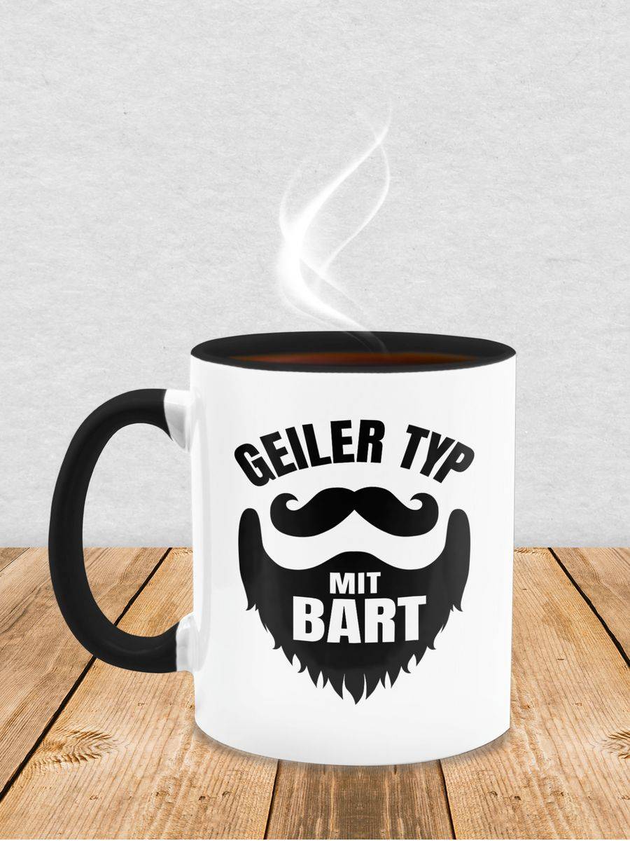 Shirtracer Geiler Typ Mit Bart Schwarz: Tshirt Gym Bag Shirtracer