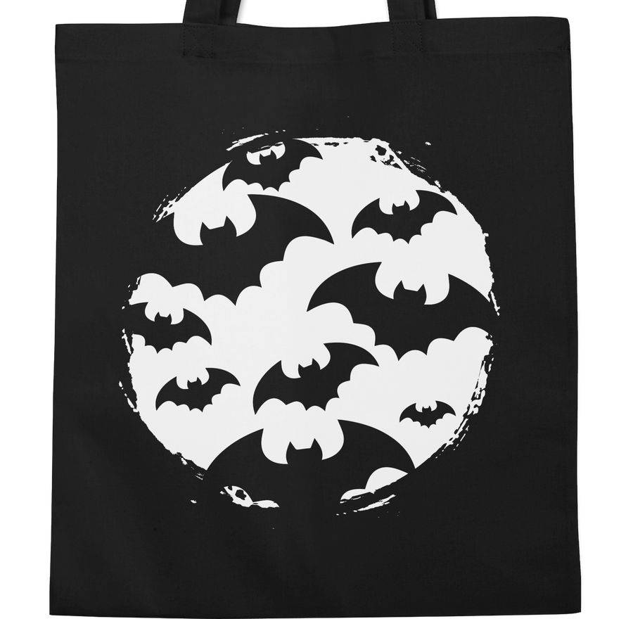 Shirtracer Geometrisches Motiv Mit Fledermäusen - Weiß Shirts & Mehr Shirtracer