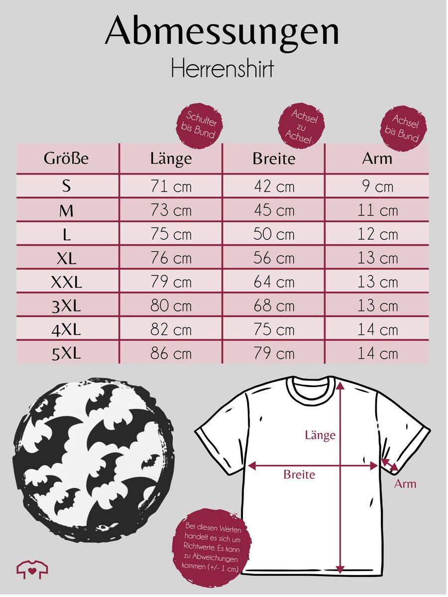 Shirtracer Geometrisches Motiv Mit Fledermäusen - Weiß Shirts & Mehr Shirtracer
