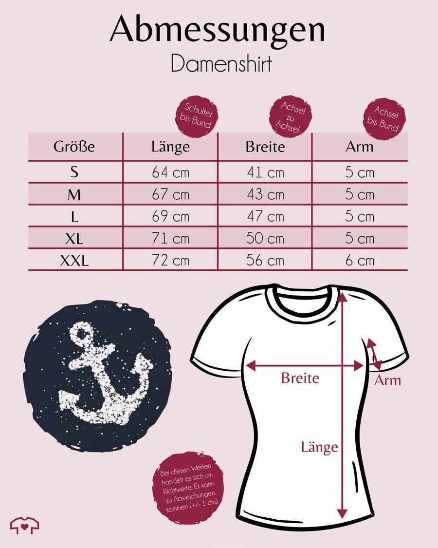 Shirtracer Gepunkteter Anker - Weiß: T-Shirt Turnbeutel Shirtracer