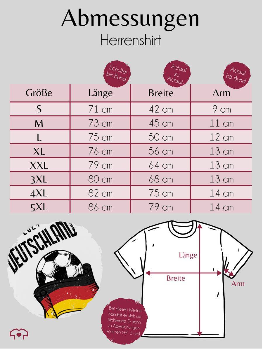 Shirtracer Germany 2024 Deutschland: T-Shirt Turnbeutel Shirtracer