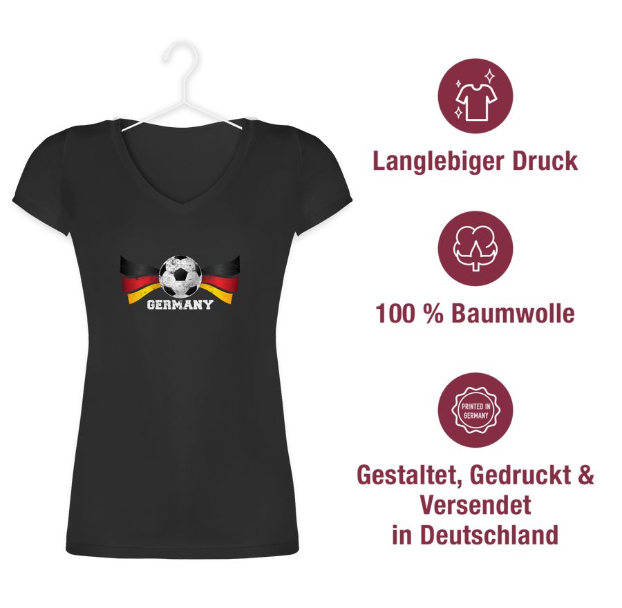 Shirtracer Germany Fußball Vintage: Tshirt Rucksack Shirtracer