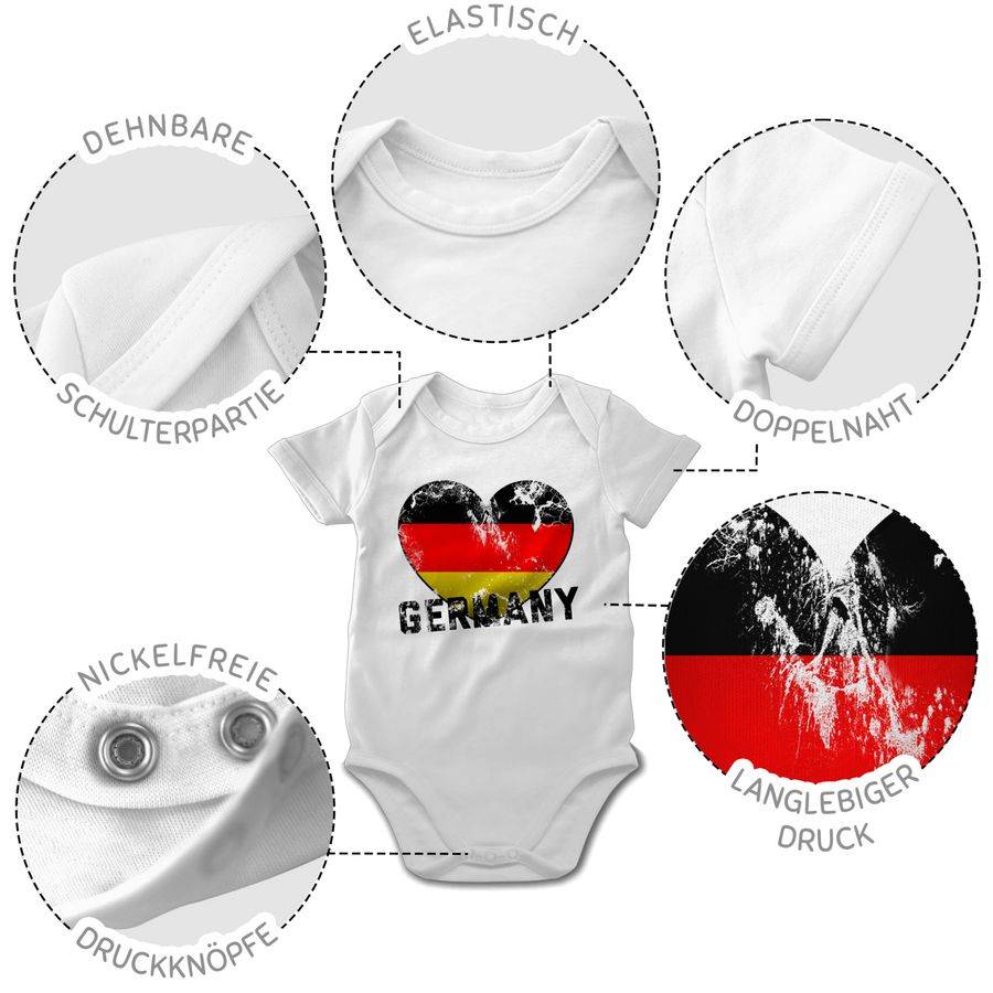 Shirtracer Germany Herz Vintage Shirts & Mehr Shirtracer