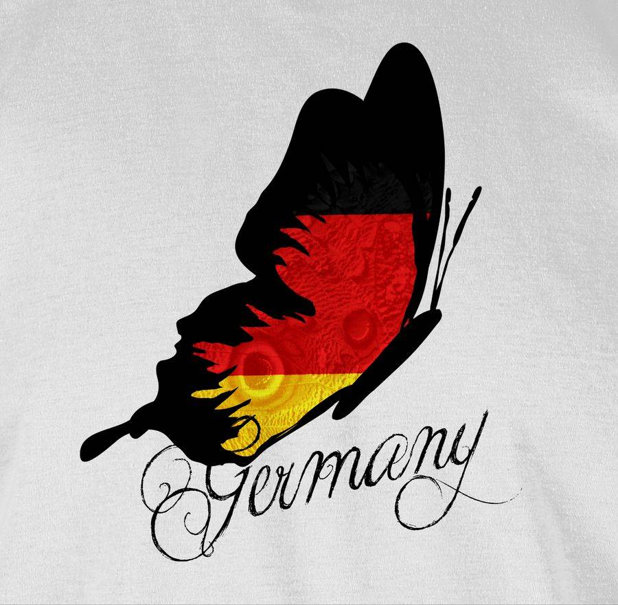 Shirtracer Germany Schmetterling: Tshirt Turnbeutel Shirtracer