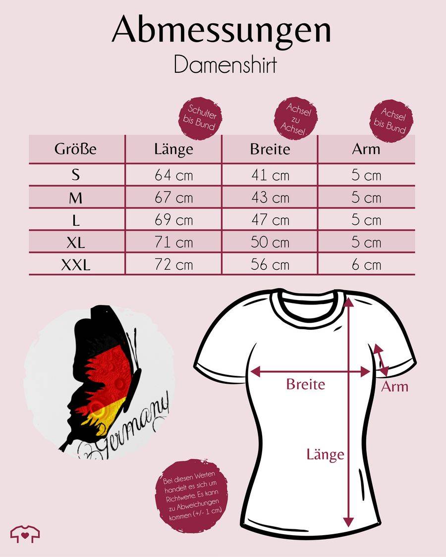 Shirtracer Germany Schmetterling: Tshirt Turnbeutel Shirtracer
