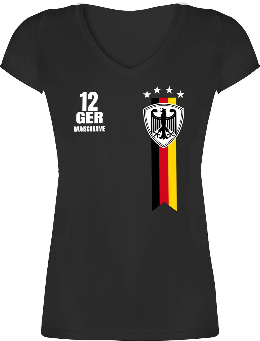 Shirtracer Germany WM Fan-Shirt Deutschland: Tshirt Gym Bag Shirtracer