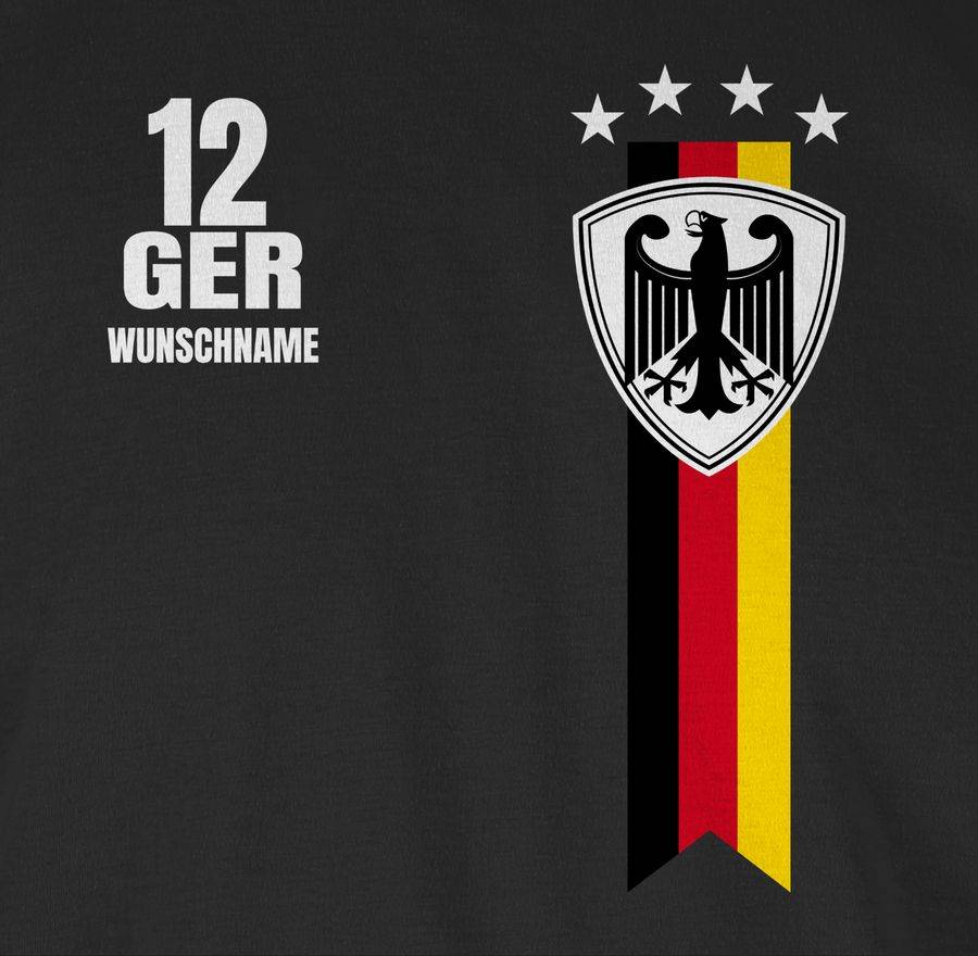 Shirtracer Germany WM Fan-Shirt Deutschland: Tshirt Gym Bag Shirtracer
