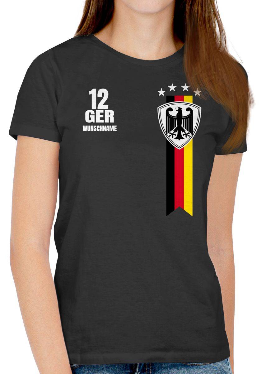 Shirtracer Germany WM Fan-Shirt Deutschland: Tshirt Gym Bag Shirtracer